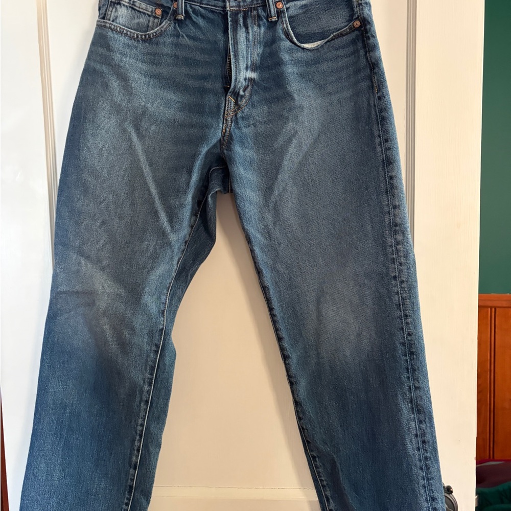 American Eagle Outfitters Light Blue Straight Jeans